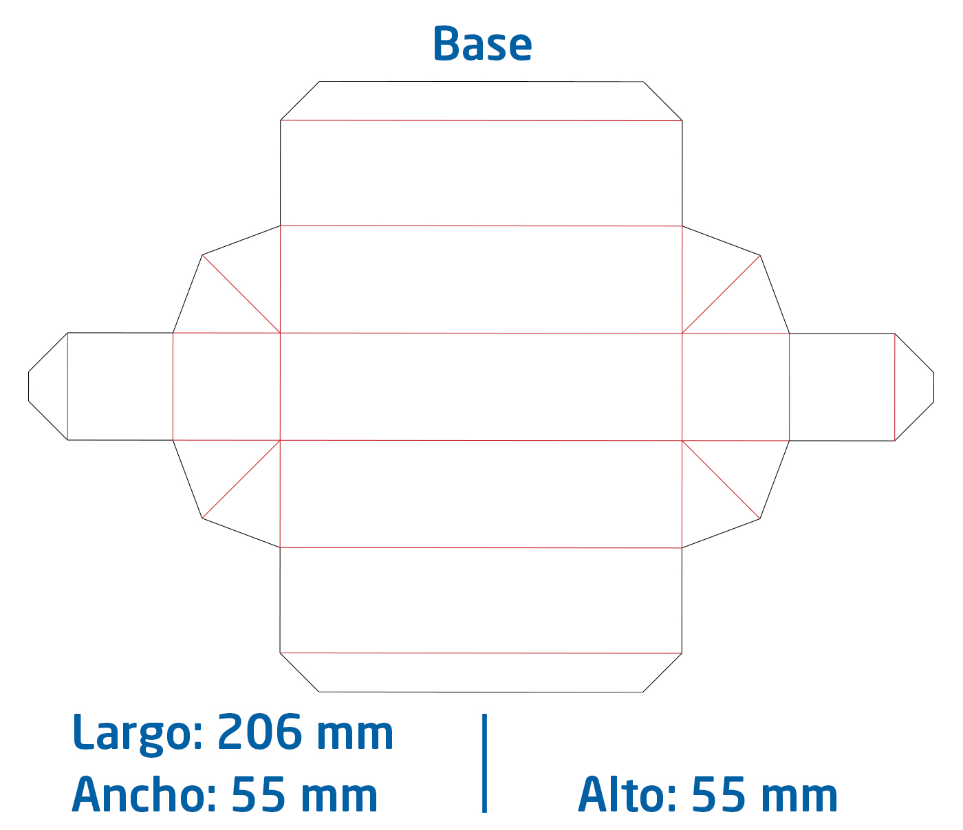 Caja para Macaron Mediana <br> Tapa y Base 